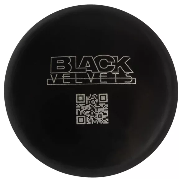 Black Velvets - silikónová análna zátka s prísavkou (čierna) - L