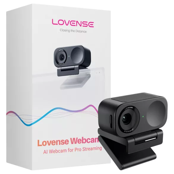 Lovense Webcam 2 - AI webkamera na streamovanie (čierna)