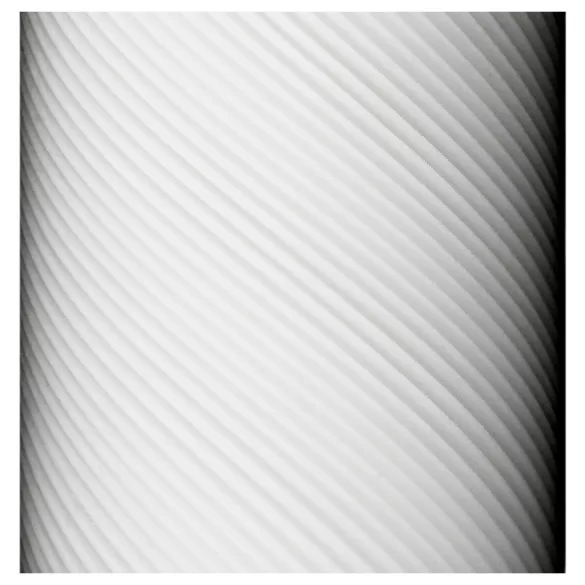 TENGA 3Dx Zen - 3D vzorovaný masturbátor (biely)