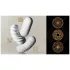 TENGA 3Dx Zen - 3D vzorovaný masturbátor (biely)
