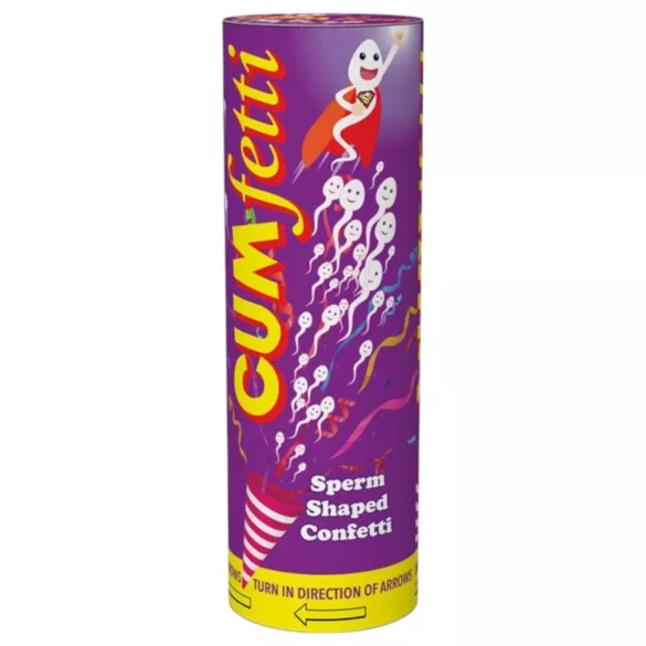 Cumfetti - konfety v tvare spermií