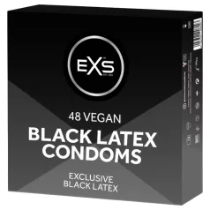 EXS Black - čierny kondóm (48 ks)