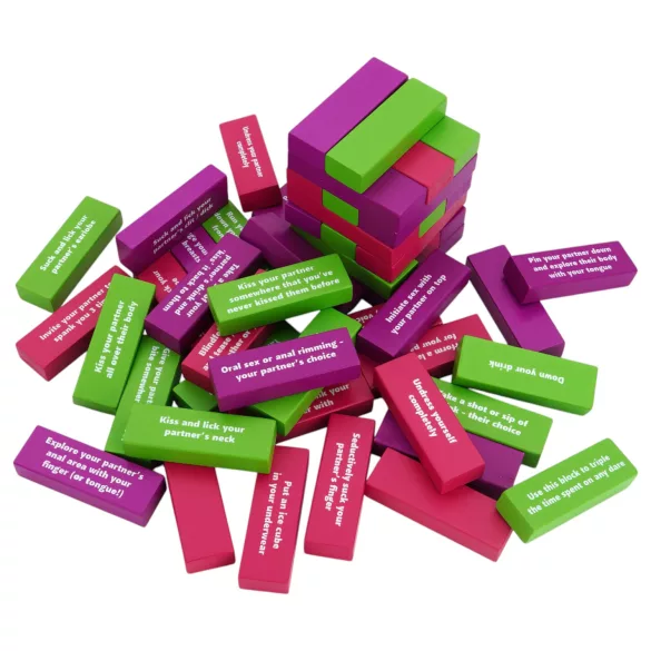 Play Wiv Me - spoločenská hra Jenga - erotická verzia - 54 dielov