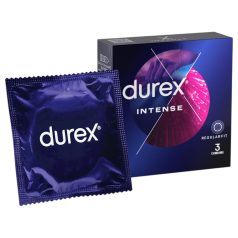 Durex Intense - rebrované a bodkované kondómy(3ks)