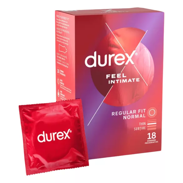 Durex Feel Intimate - tenké kondómy - 18 kusov