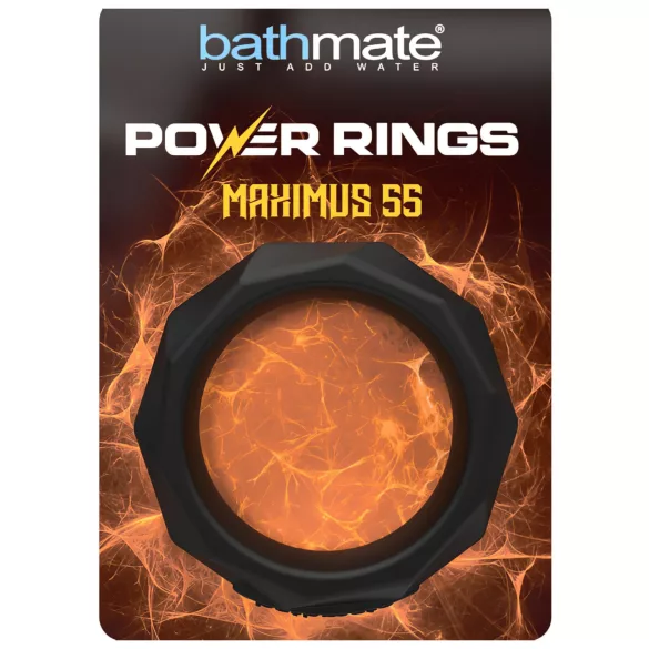 Bathmate Maximus 55 - silikónový erekčný krúžok (čierny)