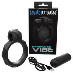   Bathmate Maximus Vibe 55 - vibračný krúžok na penis s akumulátorom (čierny)