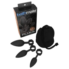   Bathmate Anal Training Plugs - sada análnych kolíkov (čierna)