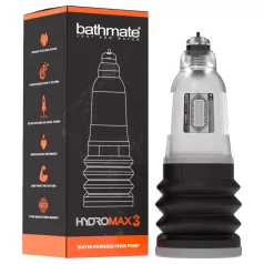 Bathmate Hydromax3 - hydropumpa (priehľadná)