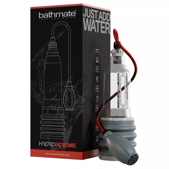Bathmate HydroXtreme 7 Wide Boy - súprava hydropumpy (priehľadná)