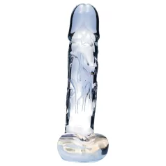 Clarity Seraphic Opus - sklenené G-bod dildo (priehľadné)