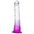 Lonely Lance - dildo s prísavkou - fialová priehľadná