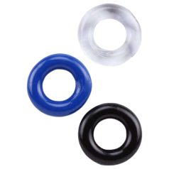   Lonely Stay Hard - sada krúžkov na penis - farebné (3 kusy)