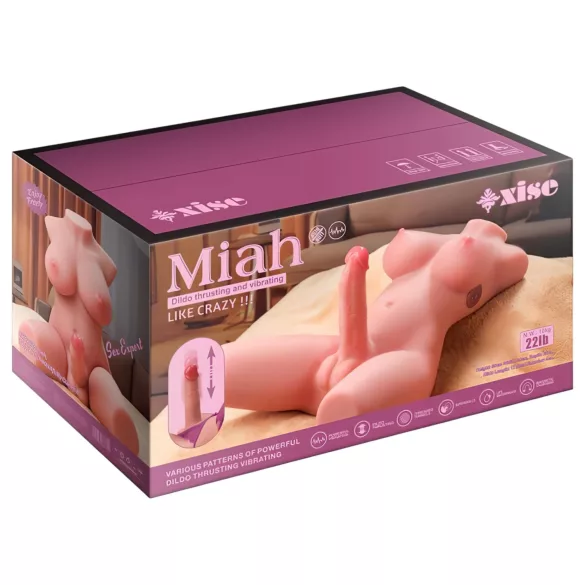 XISE Miah Lady Boy - vibračný torzo s prirážacou funkciou