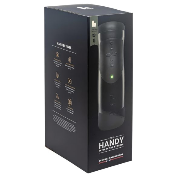 The Handy 1.1 - masturbátor pre VR - smart sieťový - čierny