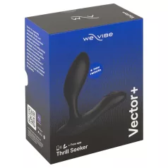   We-Vibe Vector+ - Análny vibrátor ovládaný aplikáciou (čierny)