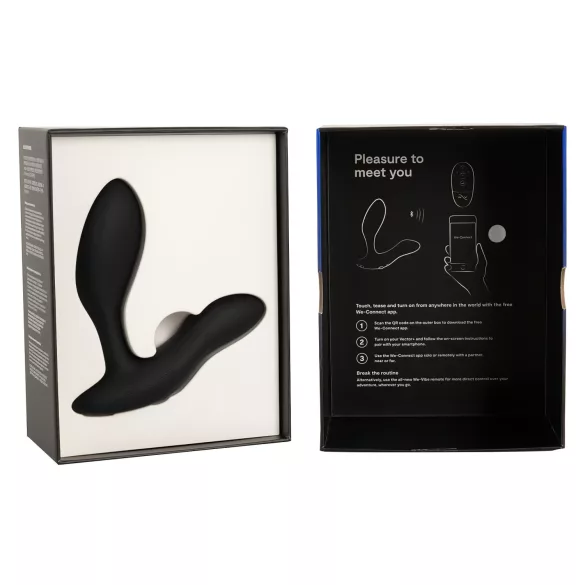 We-Vibe Vector+ - Análny vibrátor ovládaný aplikáciou (čierny)