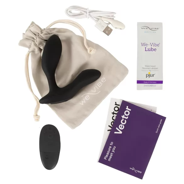 We-Vibe Vector+ - Análny vibrátor ovládaný aplikáciou (čierny)