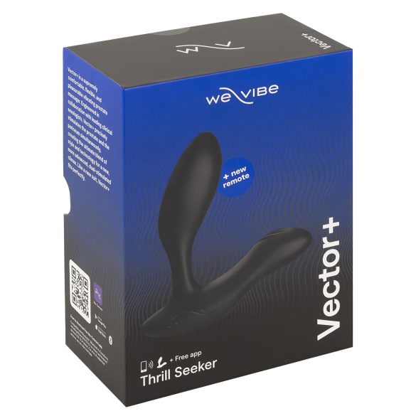 We-Vibe Vector+ - akumulátorový, inteligentný análny vibrátor (čierny)