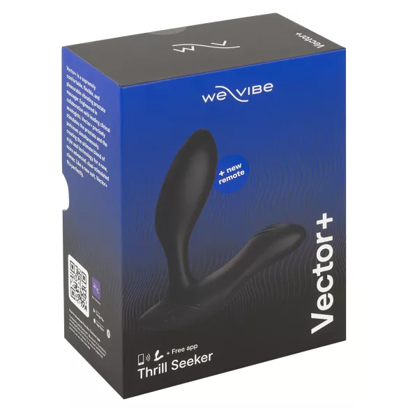 We-Vibe Vector+ - Análny vibrátor ovládaný aplikáciou (čierny)