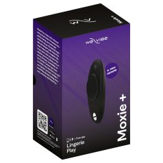   We-Vibe Moxie+ - smart vibračný stimulátor klitorisu - čierny