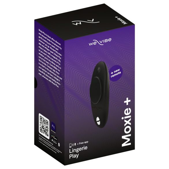 We-Vibe Moxie+ - smart vibračný stimulátor klitorisu - čierny