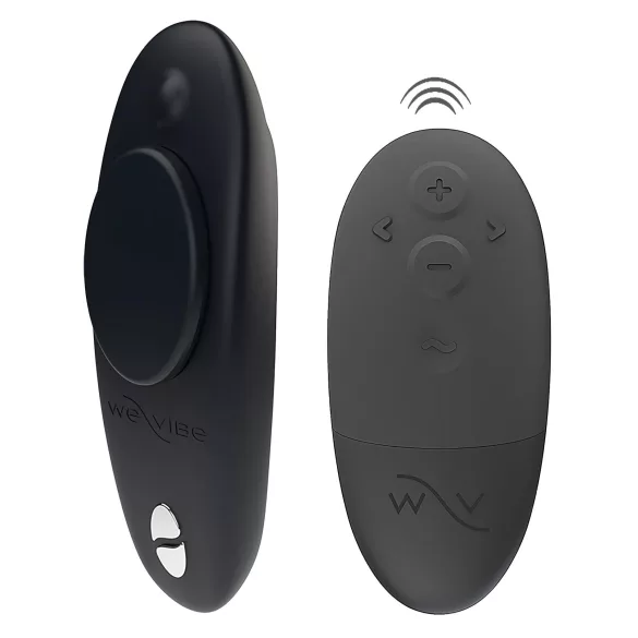 We-Vibe Moxie+ - nositeľný klitorálny vibrátor s aplikáciou a diaľkovým ovládaním (čierny)