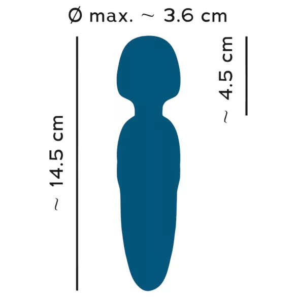 You2Toys Petite - vibračný masážny prístroj - akumulátorový - modrý