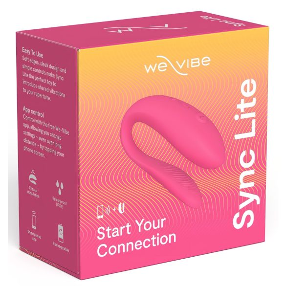 We-Vibe Sync Lite - párový vibrátor - diaľkové ovládanie - ružový