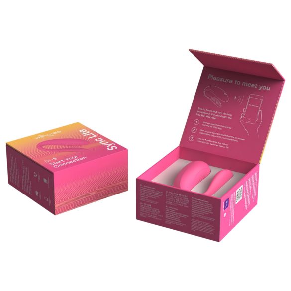 We-Vibe Sync Lite - párový vibrátor - diaľkové ovládanie - ružový