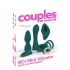 Couples Choice - vibračný stimulátor pre páry s diaľkovým ovládaním - tyrkysový