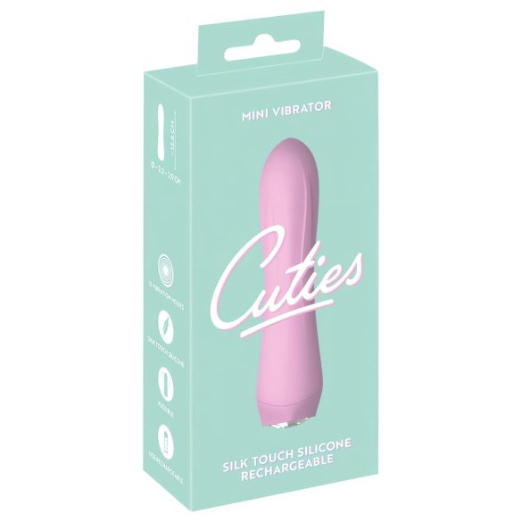 Cuties Mini 4 - akumulátorový, vodotesný vibrátor (ružový)