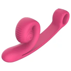 Snail Vibe Curve - 2v1 klitorálny vibrátor (ružový)
