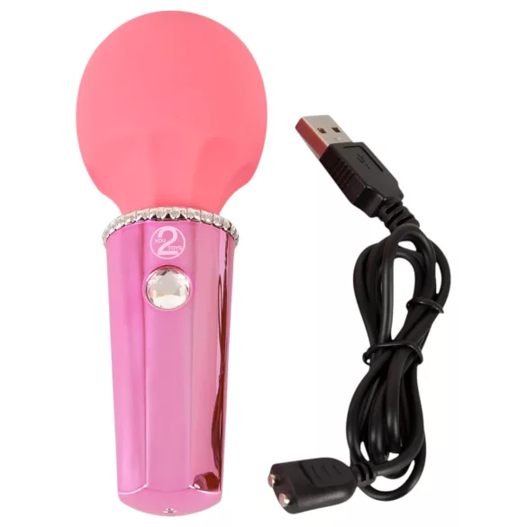 You2Toys Mini Wand - nabíjací ružový masážny vibrátor