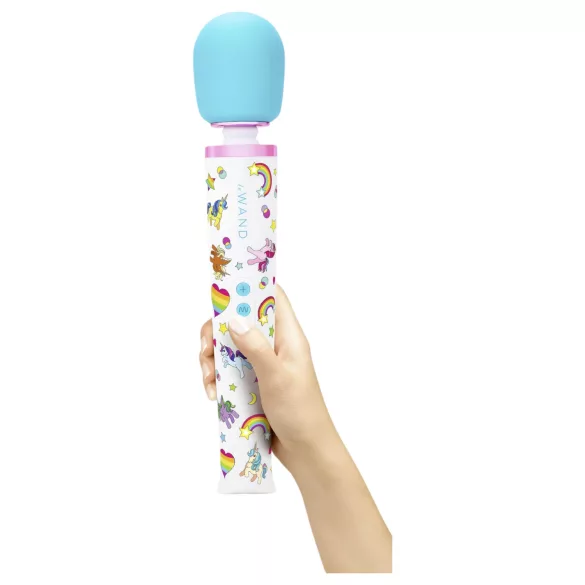 le Wand Unicorn - masážny vibrátor set (dúhový)