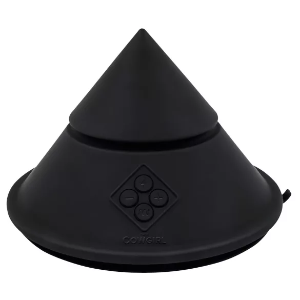 The Cowgirl Cone - inteligentný sexstroj s rôznymi nadstavcami (čierny)