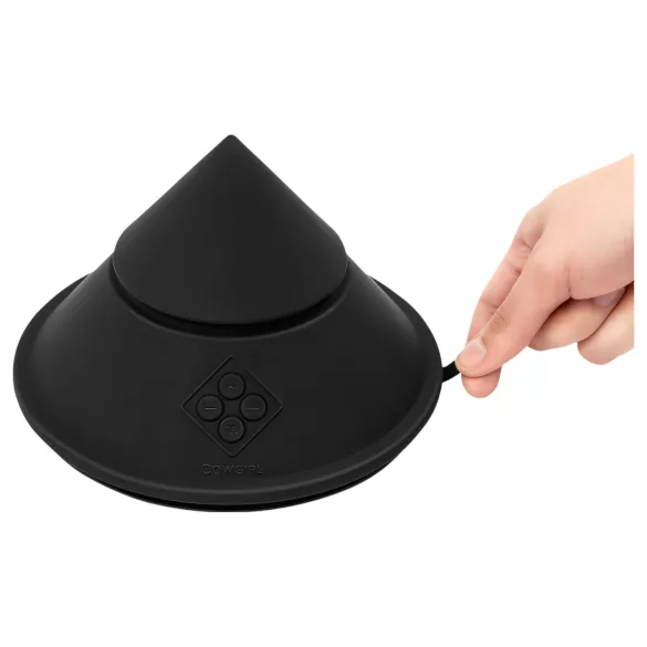 The Cowgirl Cone - inteligentný sexstroj s rôznymi nadstavcami (čierny)