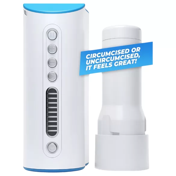 Autoblow A.I. Ultra - masturbátor ústa na elektrinu - biely