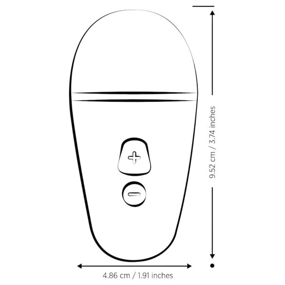 ROMP Free X - stimulátor klitorisu na vlny - nabíjateľný - fialový