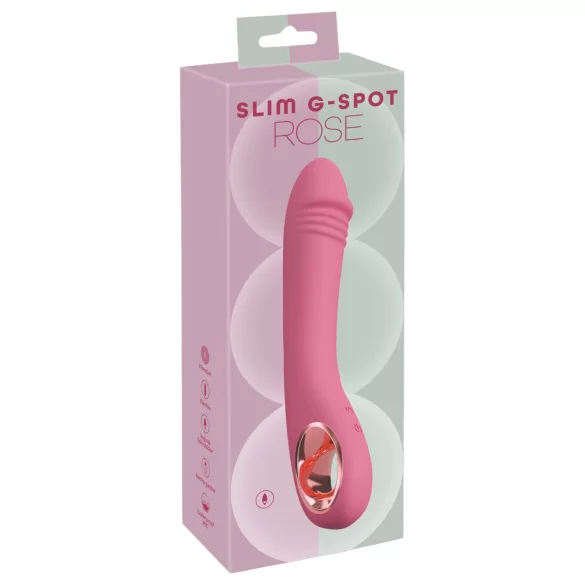 You2Toys - vibrátor na bod G - dobíjací - ružový