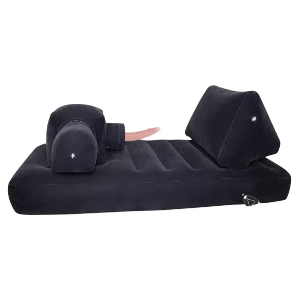 You2Toys Velvet Luxury - sex stroj s integrovanou posteľou - čierny