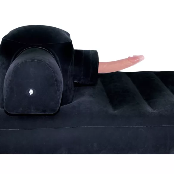 You2Toys Velvet Luxury - sex stroj s integrovanou posteľou - čierny