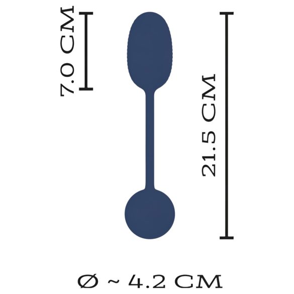 You2Toys Intense RC - vibračné vajíčko - čierne