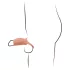 Realistixxx - vibračný otvorený návlek na penis - telová farba