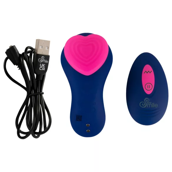 Smile RC Panty - vibračné nohavičky s diaľkovým ovládaním - modré