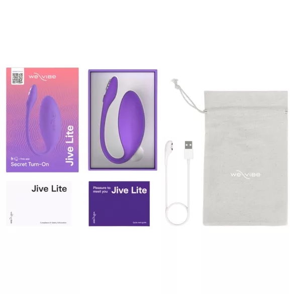 We-Vibe Jive Lite - vibračné vajíčko - smart, dobíjacie - fialové