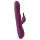 Javida - vibrátor s pohybom a rotujúcimi perličkami - fialový