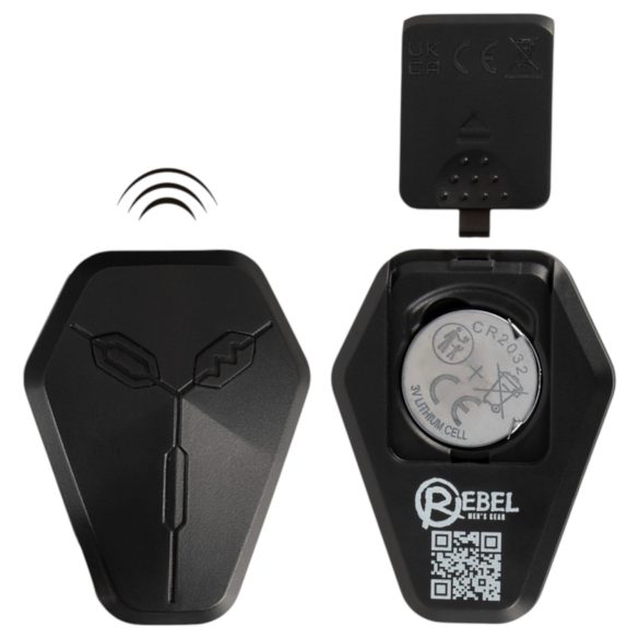 Rebel - vibračný análny stimulátor prostaty - čierny