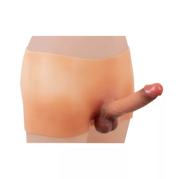 You2Toys - vibračný realistický penis - naturálny odtieň