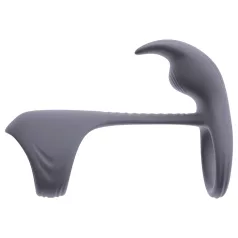   Beau Coeur Vylor - erekčný krúžok na penis a semenníky s vibrátorom na klitoris